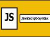 JavaScript Syntax